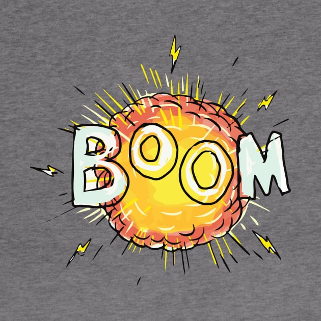 Cartoon Explosion Boom by patrimonio